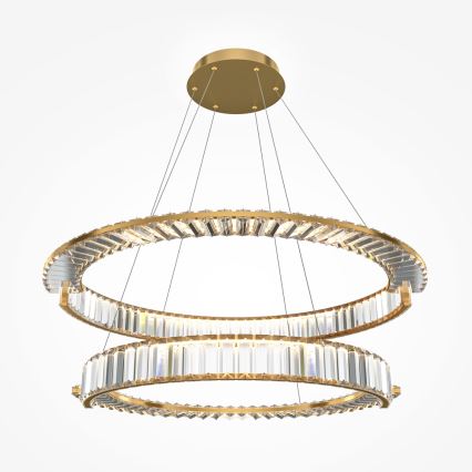 Maytoni P097PL-L90G4K - LED luster na sajli KRONE LED/90W/230V CRI 90 pr. 80,5 cm zlatna