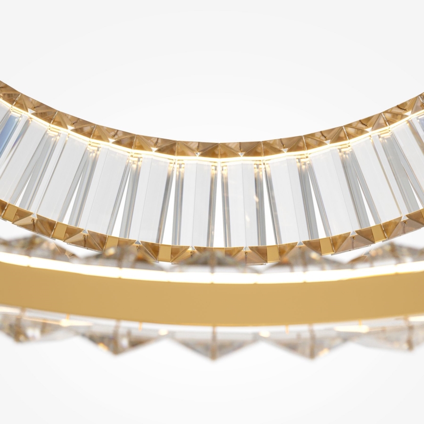 Maytoni P097PL-L90G4K - LED luster na sajli KRONE LED/90W/230V CRI 90 pr. 80,5 cm zlatna