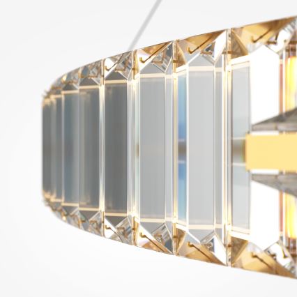 Maytoni P097PL-L90G4K - LED luster na sajli KRONE LED/90W/230V CRI 90 pr. 80,5 cm zlatna