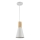 Maytoni P359-PL-140-W - Luster na sajli BICONES 1xE27/60W/230V pr. 14 cm bela/bež