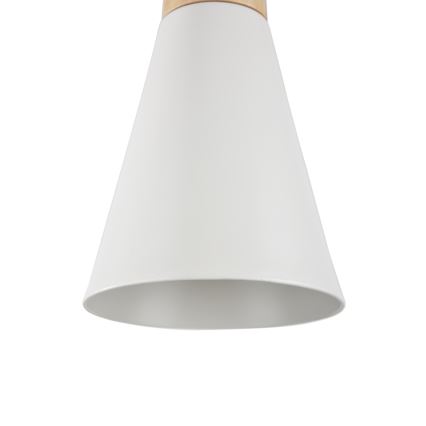 Maytoni P359-PL-140-W - Luster na sajli BICONES 1xE27/60W/230V pr. 14 cm bela/bež