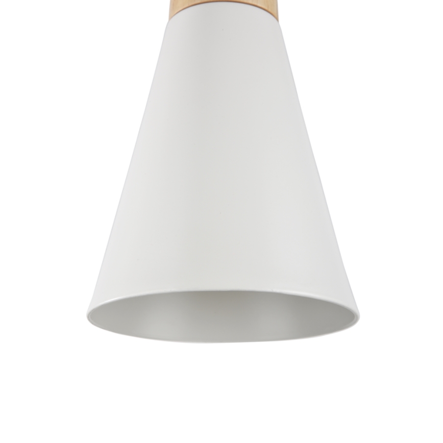 Maytoni P359-PL-140-W - Luster na sajli BICONES 1xE27/60W/230V pr. 14 cm bela/bež