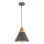 Maytoni P359-PL-220-C - Luster na sajli BICONES 1xE27/60W/230V pr. 22 cm sivo/bež