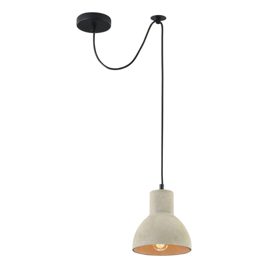 Maytoni T434-PL-01-GR - Luster na sajli BRONI 1xE27/60W/230V pr. 16 cm sivo