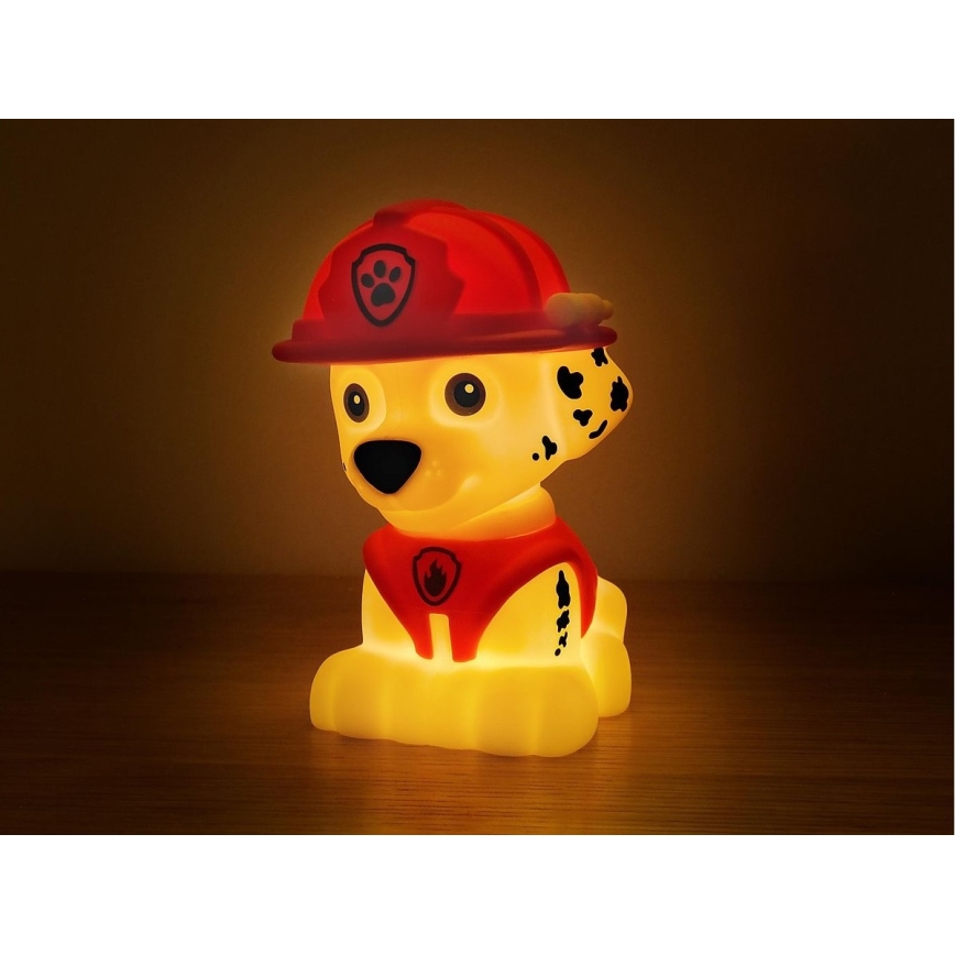 MegaLight - LED Prigušiva punjiva dečija lampa PAW PATROL MARSHALL LED/5V