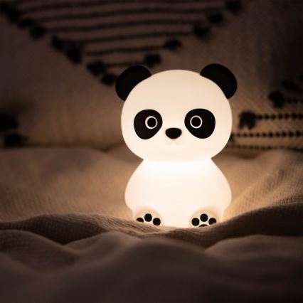 MegaLight - LED RGB Prigušiva punjiva dečija dodirna lampa PADDY PANDA LED/5V