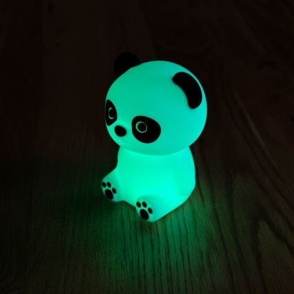MegaLight - LED RGB Prigušiva punjiva dečija dodirna lampa PADDY PANDA LED/5V