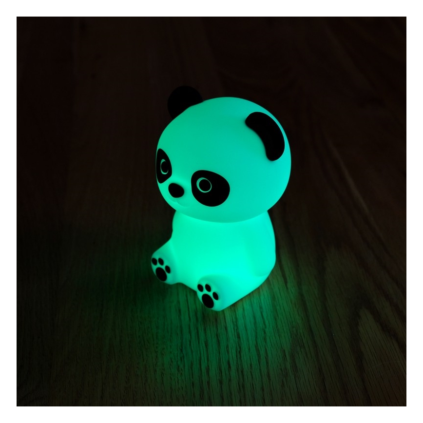 MegaLight - LED RGB Prigušiva punjiva dečija dodirna lampa PADDY PANDA LED/5V