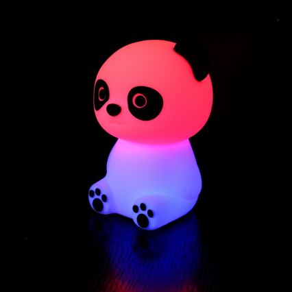 MegaLight - LED RGB Prigušiva punjiva dečija dodirna lampa PADDY PANDA LED/5V