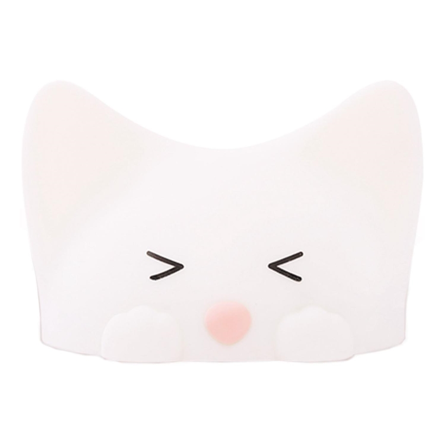 MegaLight - LED RGB Prigušiva punjiva dečija dodirna lampa CATTY CAT LED/5V