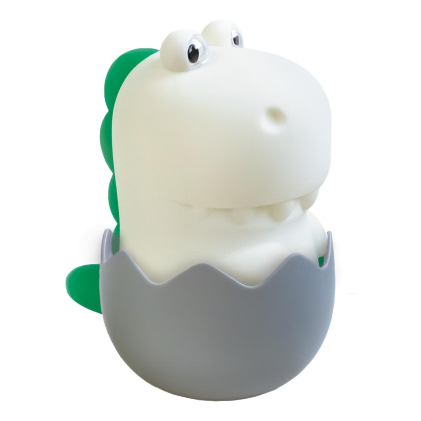 MegaLight - LED RGB Prigušiva punjiva dečija dodirna lampa DIGGY DINO LED/5V