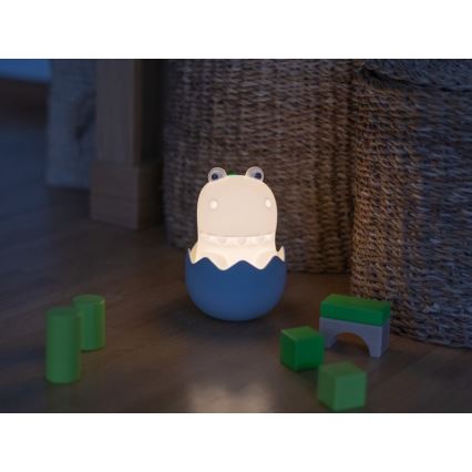 MegaLight - LED RGB Prigušiva punjiva dečija dodirna lampa DIGGY DINO LED/5V