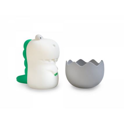 MegaLight - LED RGB Prigušiva punjiva dečija dodirna lampa DIGGY DINO LED/5V