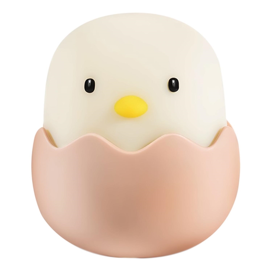 MegaLight - LED RGB Prigušiva punjiva dečija dodirna lampa EGGY EGG LED/5V