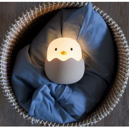 MegaLight - LED RGB Prigušiva punjiva dečija dodirna lampa EGGY EGG LED/5V