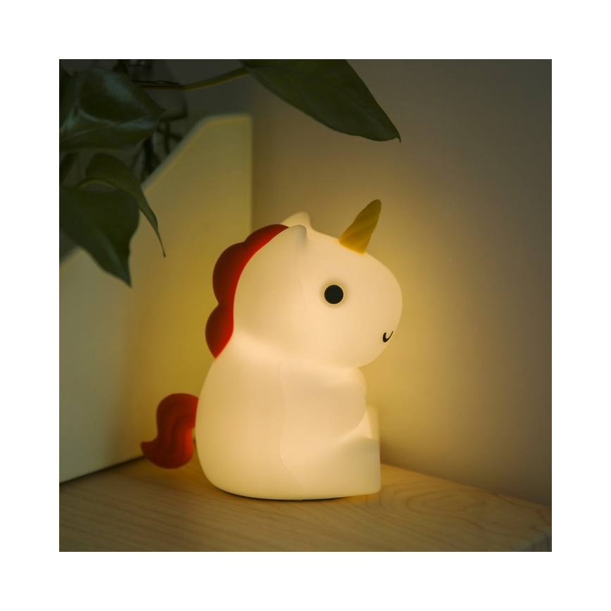 MegaLight - LED RGB Prigušiva punjiva dečija dodirna lampa MAGGY MAGIC LED/5V
