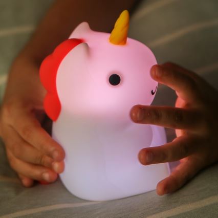 MegaLight - LED RGB Prigušiva punjiva dečija dodirna lampa MAGGY MAGIC LED/5V