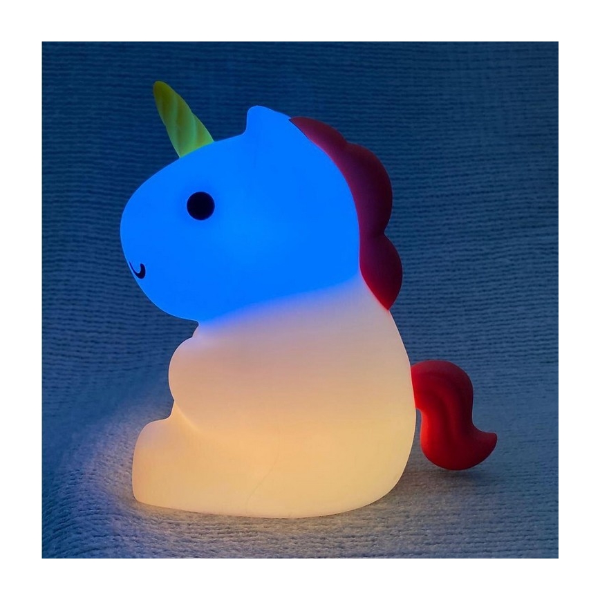 MegaLight - LED RGB Prigušiva punjiva dečija dodirna lampa MAGGY MAGIC LED/5V