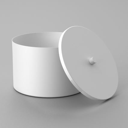 Metalna kutija za odlaganje 12x17,5 cm bela