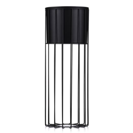 Metalna posuda za cveće LOFT 55x20 cm crno