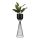 Metalna posuda za cveće LOFT 68x20 cm crno