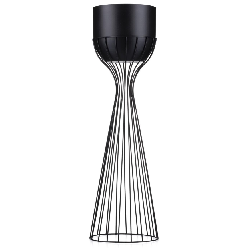Metalna posuda za cveće LOFT 68x20 cm crno