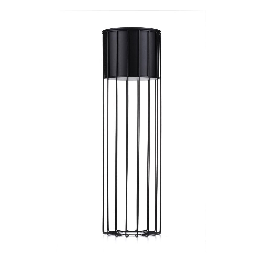 Metalna posuda za cveće LOFT 70x20 cm crno