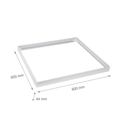 Metalni okvir za ugradnju LED panela 600x600 mm beo