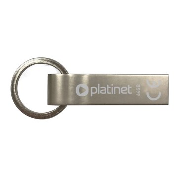 Metalni vodootporni USB flash disk 64GB mat hrom