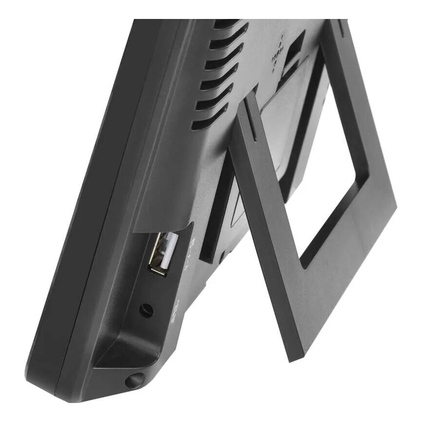 Meteorološka stanica sa LCD ekranom GoSmart 5/230V + 3xAAA Wi-Fi Tuya crno