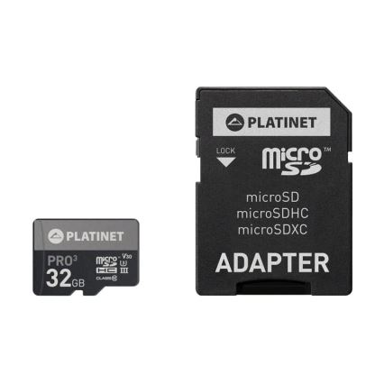 MicroSDHC kartica 32 GB U3 Pro 90 MB/s + SD adapter