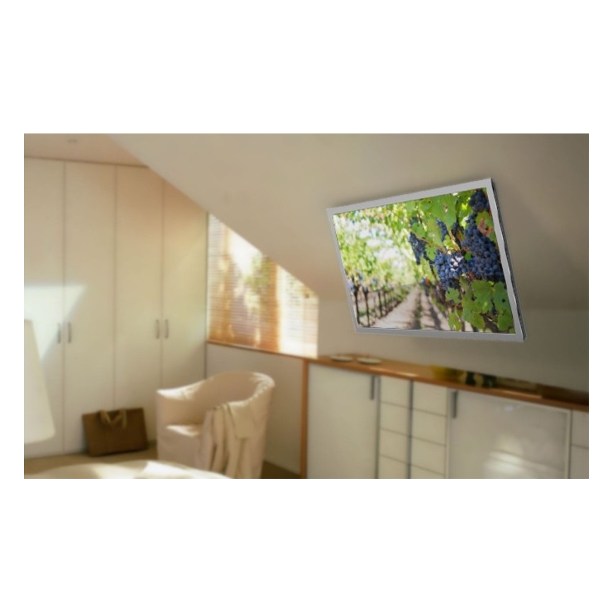 MK FLORIA MKF-20DM444 - Pametni plafonski držač za TV 55" crno Wi-Fi TUYA + Daljinski upravljač