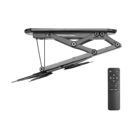 MK FLORIA MKF-20DM444 - Pametni plafonski držač za TV 55" crno Wi-Fi TUYA + Daljinski upravljač