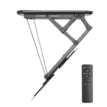 MK FLORIA MKF-20DM444 - Pametni plafonski držač za TV 55" crno Wi-Fi TUYA + Daljinski upravljač