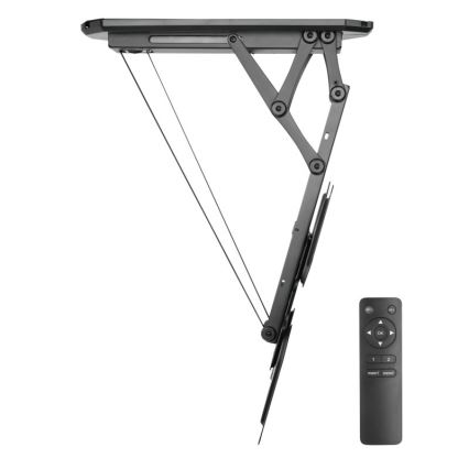 MK FLORIA MKF-20DM444 - Pametni plafonski držač za TV 55" crno Wi-Fi TUYA + Daljinski upravljač