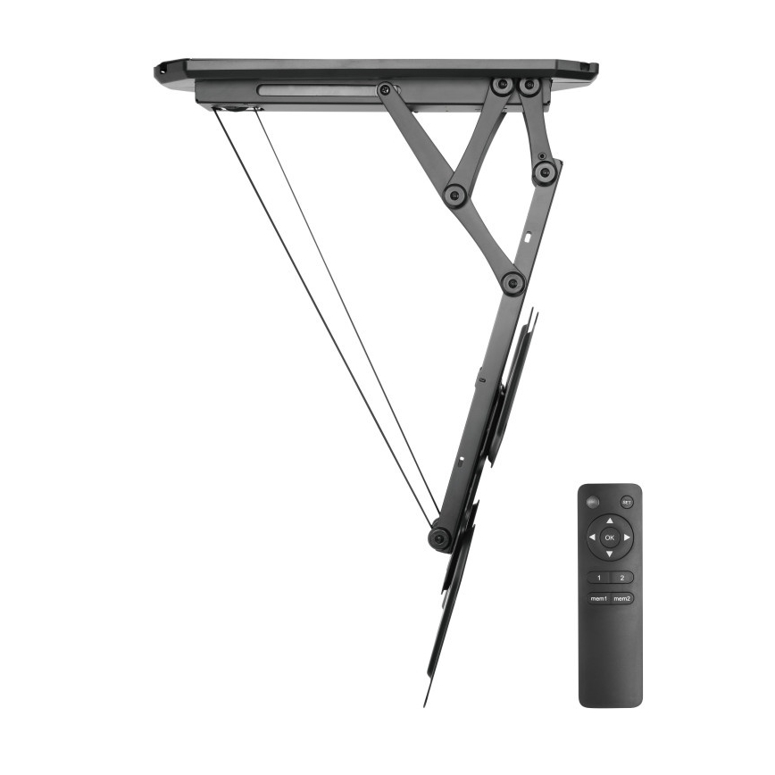 MK FLORIA MKF-20DM444 - Pametni plafonski držač za TV 55" crno Wi-Fi TUYA + Daljinski upravljač