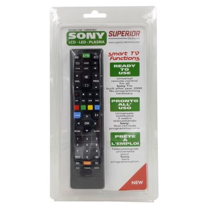 MK FLORIA Superior RC UNI TV SONY - Zamenski daljinski upravljač za SONY televizore 2xAAA