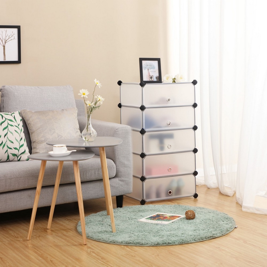 Modularni regal sa fiokama BOXIFY, beli