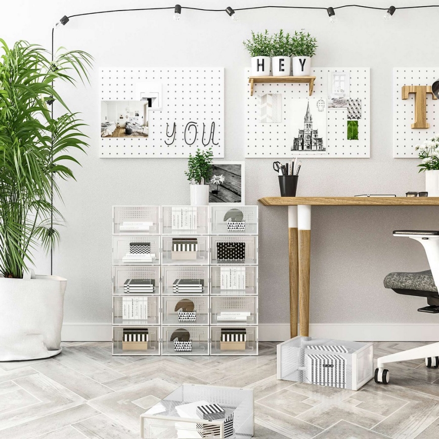 Modularni regal sa pregradama BOXIFY bela