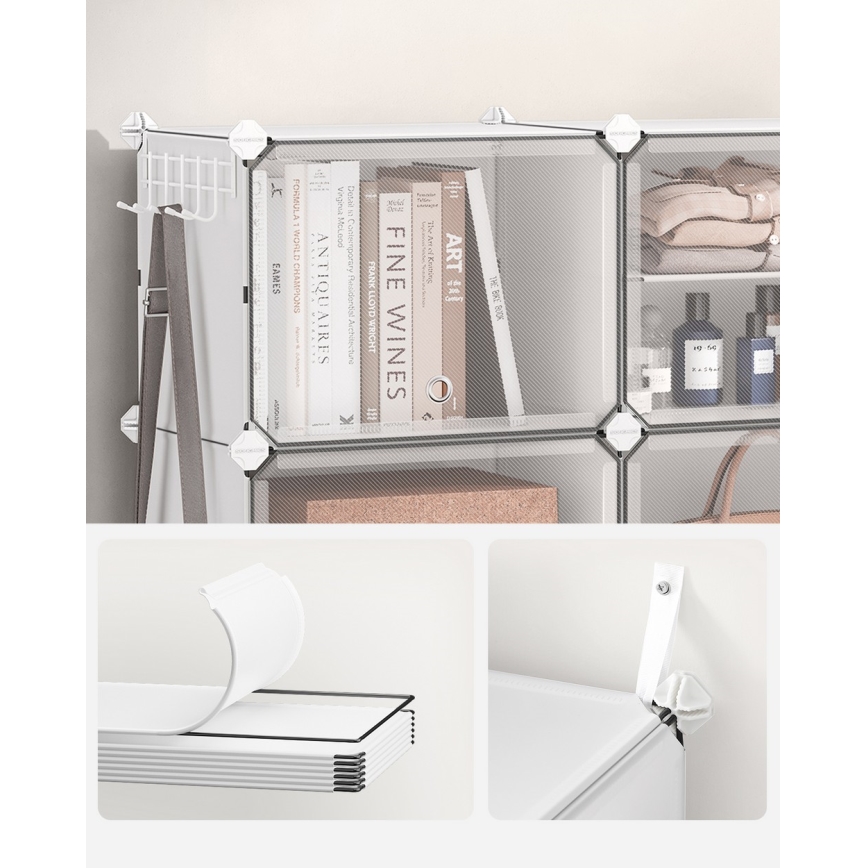 Modularni regal sa pregradama BOXIFY beo