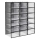 Modularni regal sa pregradama BOXIFY, crni