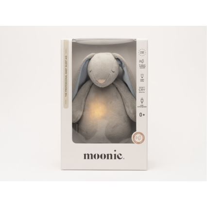 Moonie - Igračka za uspavljivanje sa melodijom i svetlom 2.0 zečić sky