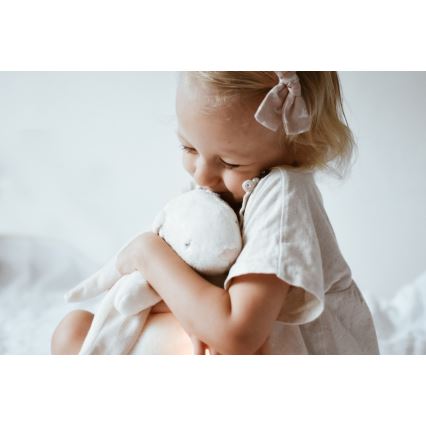 Moonie - Igračka za uspavljivanje sa melodijom i svetlom zečić 2.0 organic polar