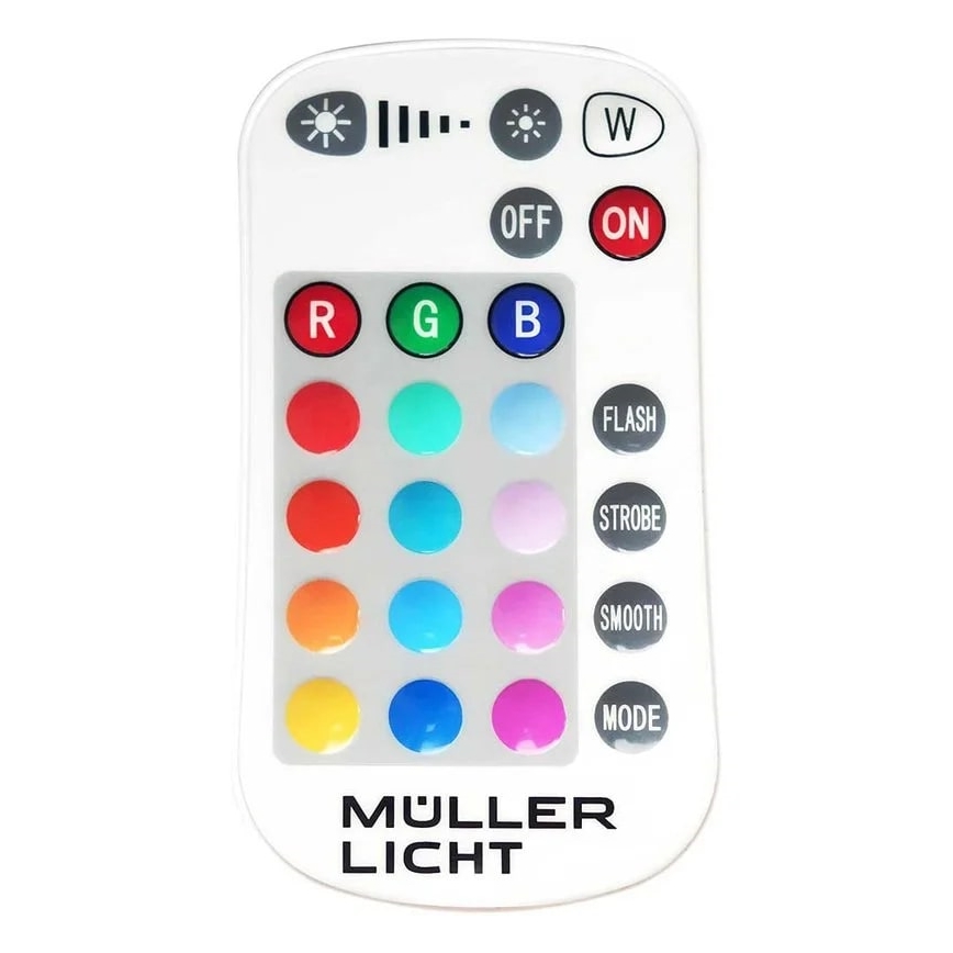 Müller-Licht - LED RGBW Prigušivi spoljni reflektor LED/10W/230V IP65 + Daljinski upravljač