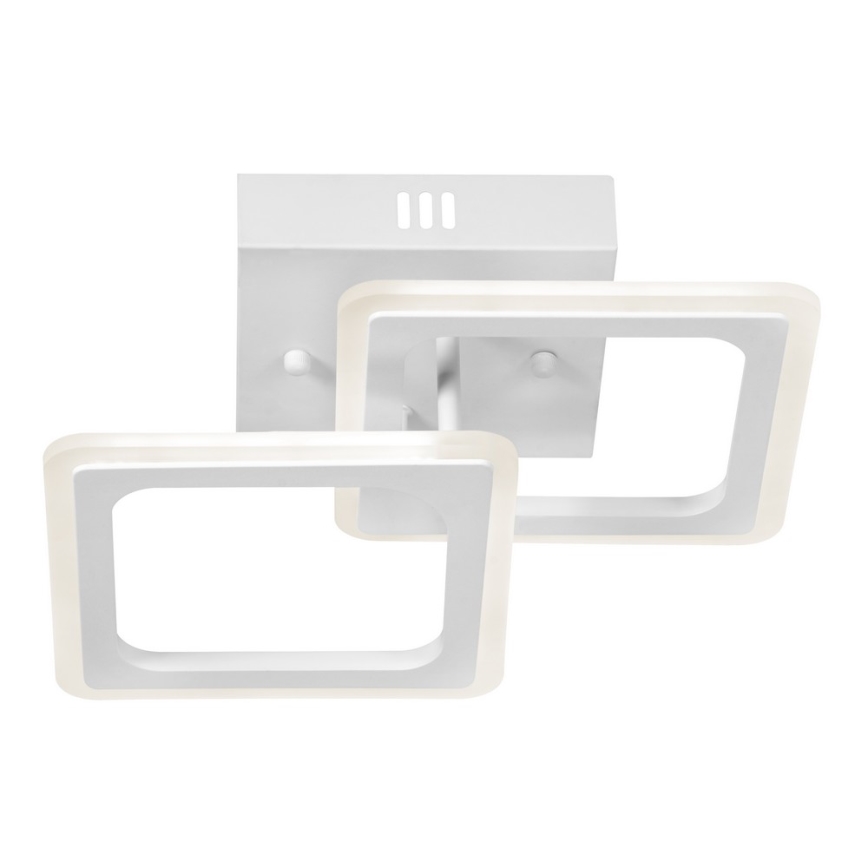 Nadgradni luster 2xLED/20W/230V bela