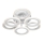 Nadgradni luster 6xLED/18W/230V bela