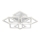 Nadgradni luster 8xLED/20W/230V bela