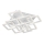 Nadgradni luster 9xLED/20W/230V bela