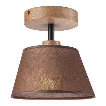 Nadgradni luster ANTONIO 1xE14/40W/230V braon/hrast