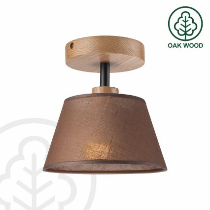 Nadgradni luster ANTONIO 1xE14/40W/230V braon/hrast